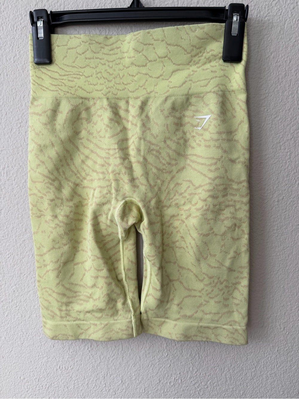 Gymshark Lime Green Women's Seamless Athletic Shorts
